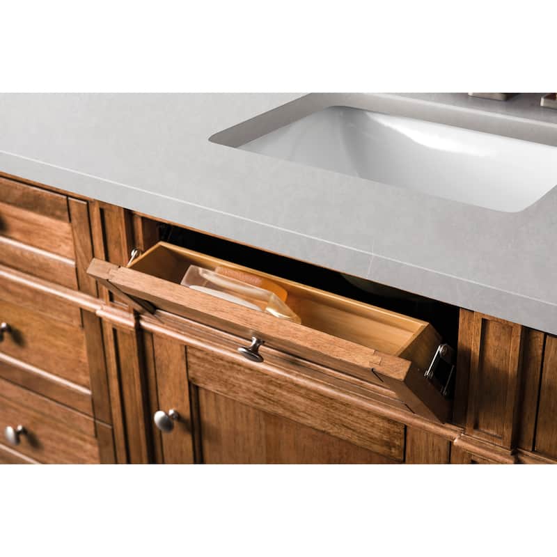 James Martin Vanities Brittany 60" Single Vanity, Saddle Brown