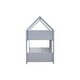 preview thumbnail 8 of 50, Low Height House Bunk Bed with Headboards,Guardrails,Ladder,Twin Over Twin Kids Bed