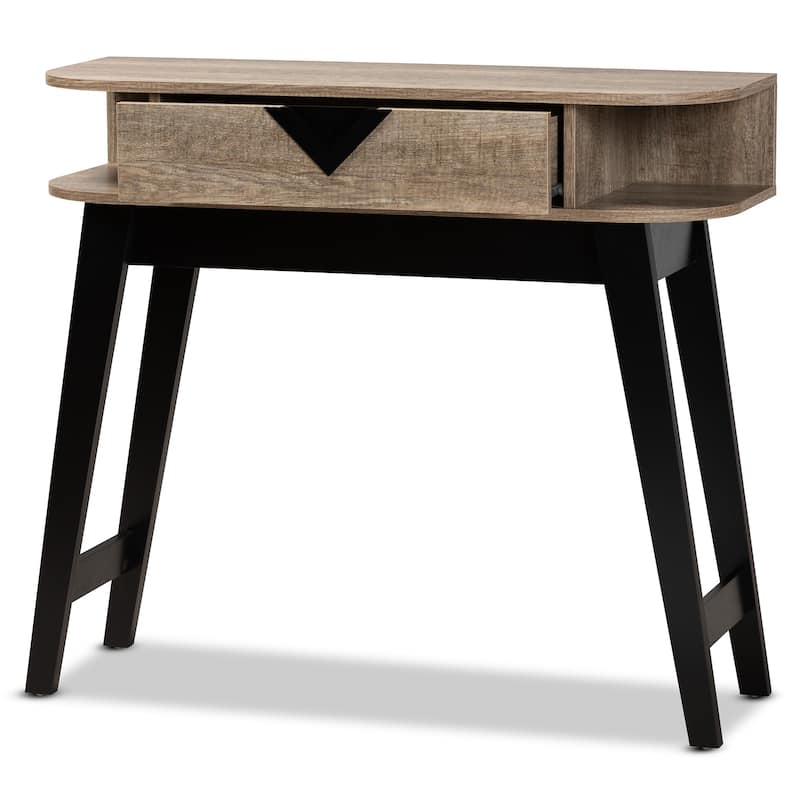 Wales Modern & Contemporary Light Brown Finished Wood Console Table