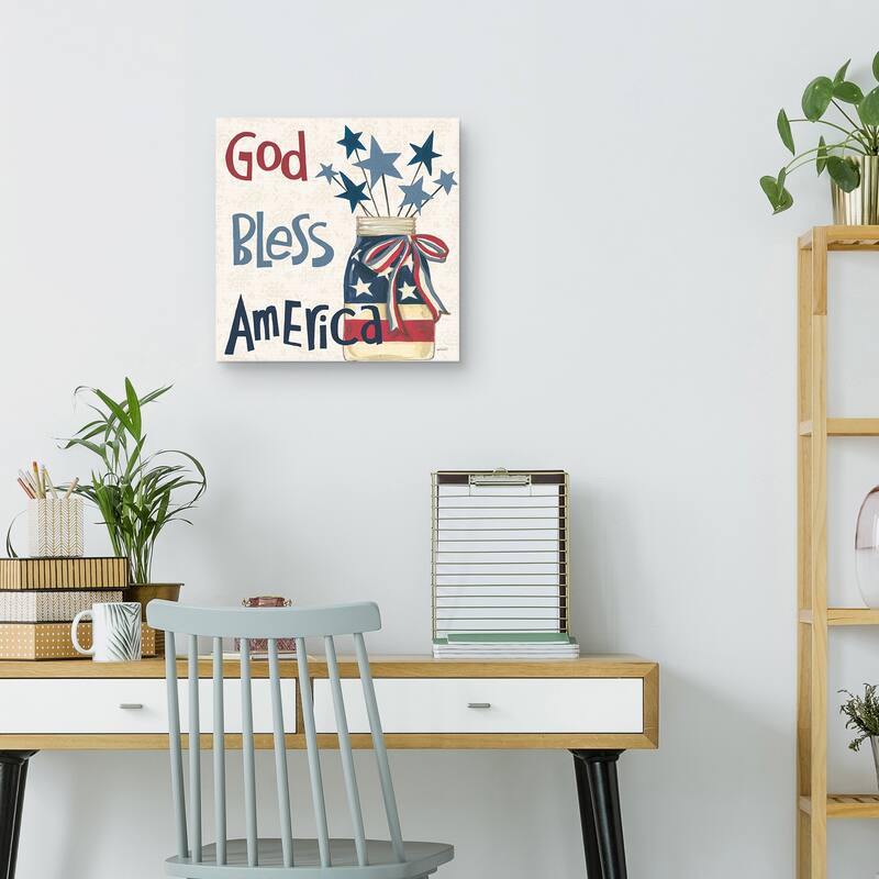 American Country II by Anne Tavoletti Canvas Art Print