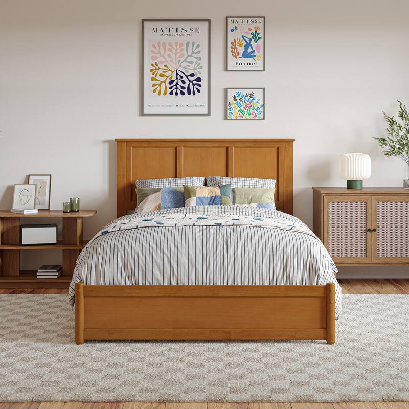 Felicity Platform Bed with Panel Footboard and Storage Drawers