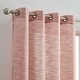 preview thumbnail 16 of 87, HLC.me Madison Faux Linen Textured Sheer Privacy Sun Light Filtering Window Grommet Thick Curtains Panels, Set of 2
