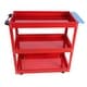 preview thumbnail 2 of 21, 3-Tier Rolling Tool Cart for Garage and Workshop Use Red