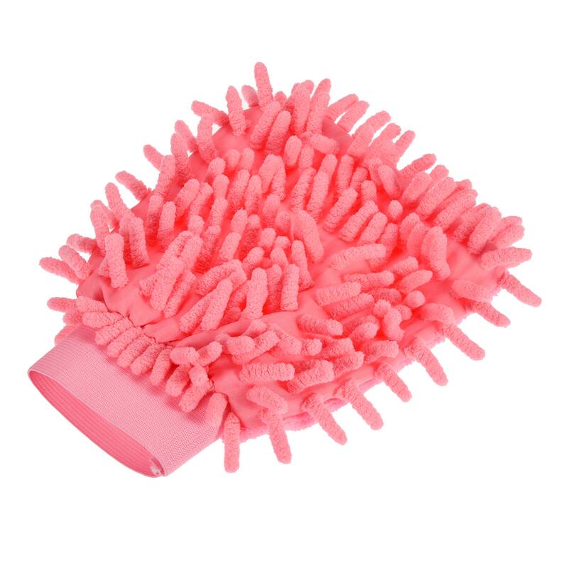 Microfiber Chenille Mitts Scratch-Free Cleaning Gloves Wash Sponge