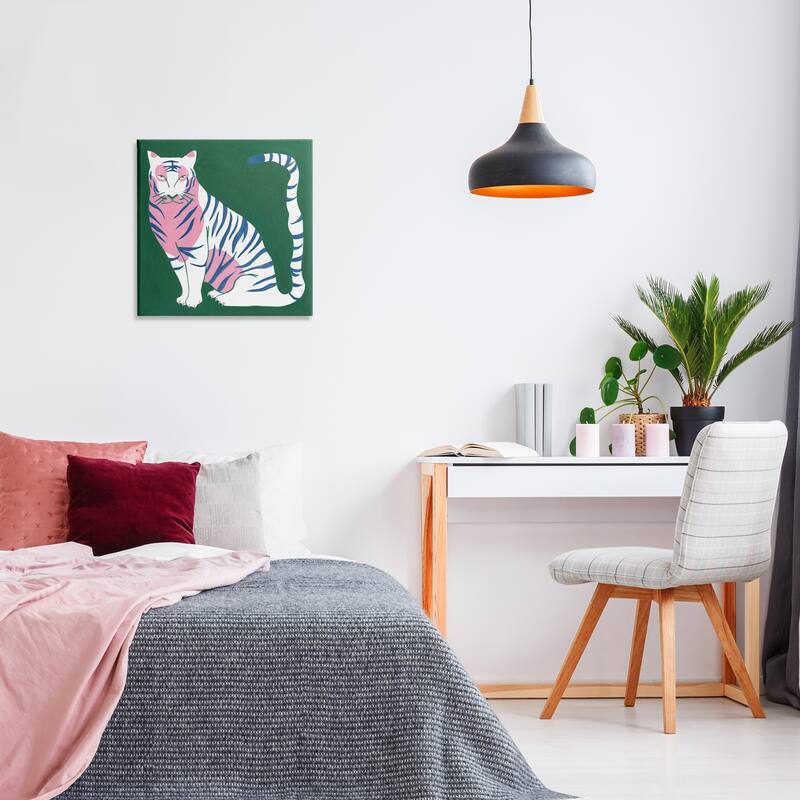 Stupell Fierce Modern Tiger Canvas Wall Art Design By Melissa Wang