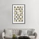 preview thumbnail 12 of 10, iCanvas "Mid Century Abstract Circles IX" by Urban Epiphany Framed