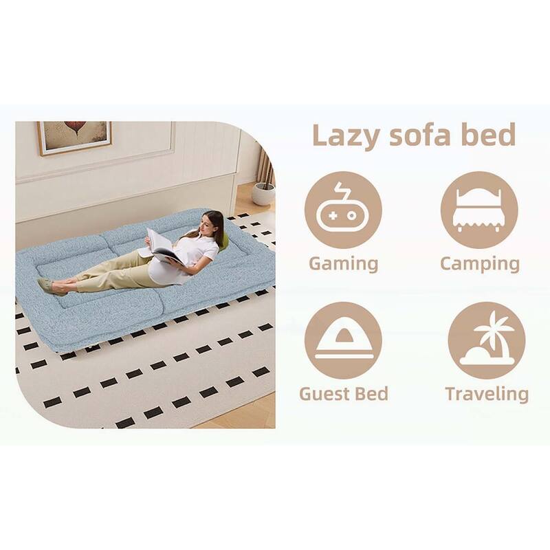 Folding Sofa Chair with 5 Adjustable Positions for Ultimate Relaxation and Comfortable Gaming,Meditation,and Lounging