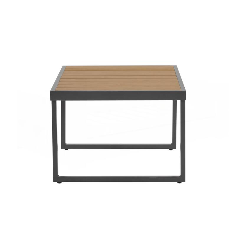 4-Pieces Outdoor Metal Patio Furniture Set