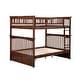 preview thumbnail 4 of 4, Columbia Full over Full Solid Wood Ladder Bunk Bed in Walnut