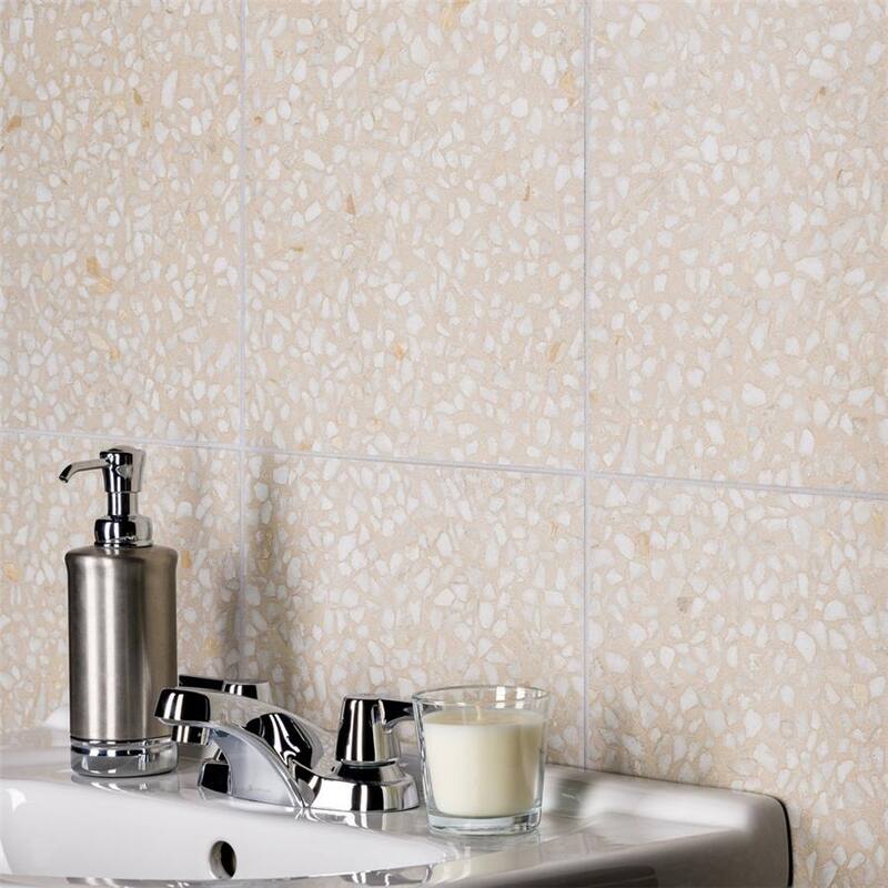 Merola Tile Farnese Amalfi Crema 11-1/2" x 11-1/2" Porcelain Floor and Wall Tile