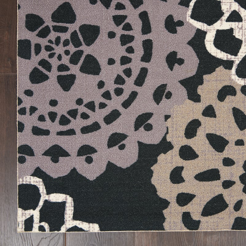 Waverly Sun N' Shade Retro Floral Indoor/ Outdoor Area Rug