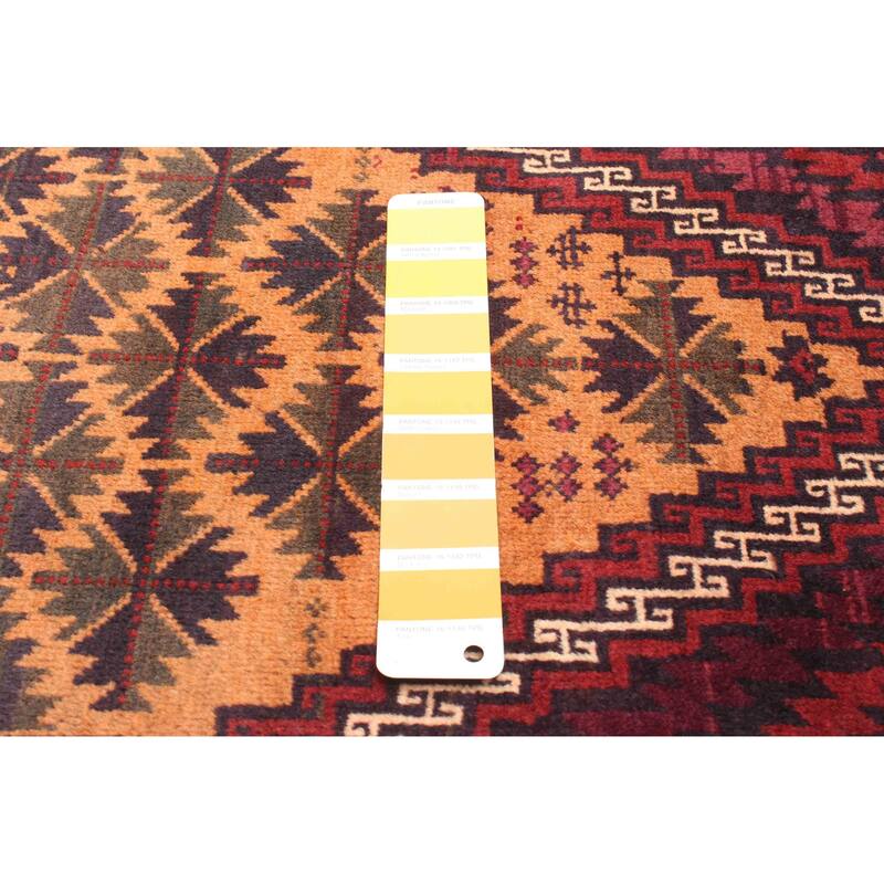 ECARPETGALLERY Hand-knotted Teimani Burnt Orange Wool Rug - 2'11 x 4'7