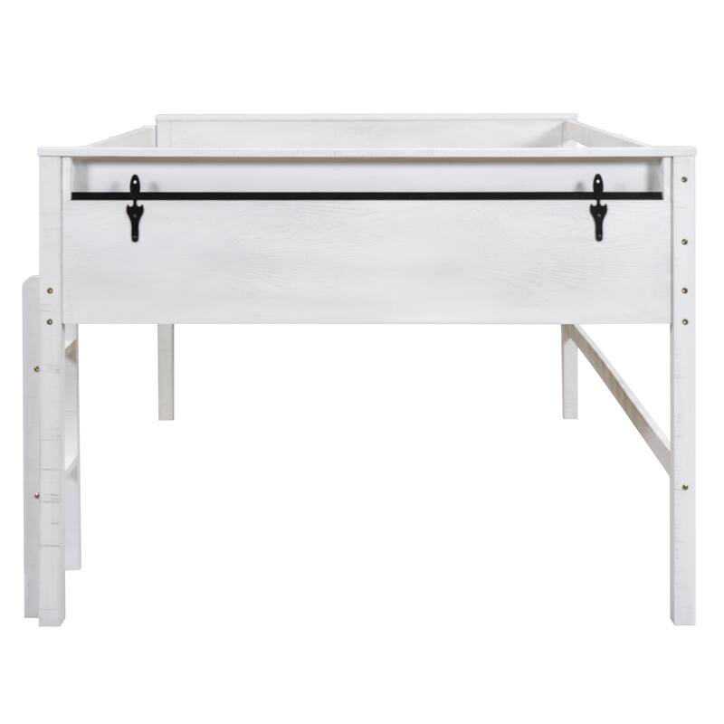 Loft Bed with Hanging Clothes Racks Bed Bath & Beyond 39452189