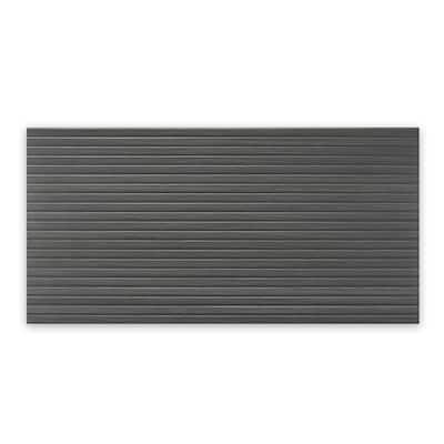 Apollo tile 24" x 48" Bois Matte Charcoal Black Porcelain Tile (15.5 sq ft/case) - 2 Pack