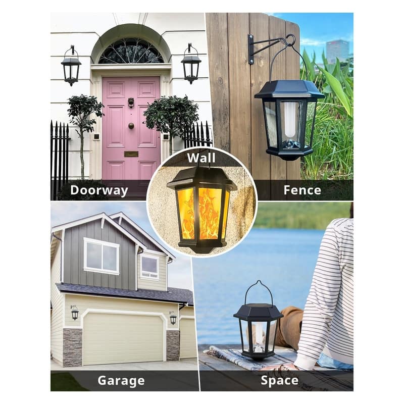 Solar Lanterns Outdoor Waterproof, Hanging Solar Lights