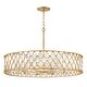 preview thumbnail 6 of 4, Fredrick Ramond FR41506 Estie 8 Light 38" Wide Drum Chandelier