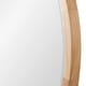 preview thumbnail 33 of 46, Kate and Laurel McLean Round Wood Framed Wall Mirror