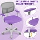 preview thumbnail 49 of 48, Costway Auto Lock Kids Mesh Chair with Armrests Height Adjustable - 21.5''x 20''x 31.5''-36''