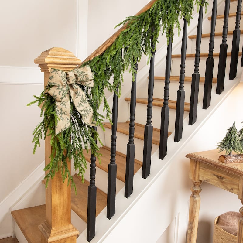 Norfolk Pine Artificial Christmas Garland - 6' x 10" - Unlit