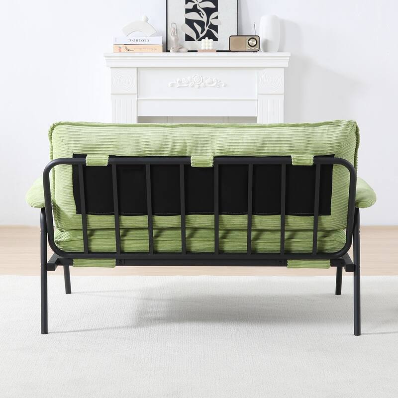 The 53-Inch Sofa Offers A Spacious Layout In The Small Apartment