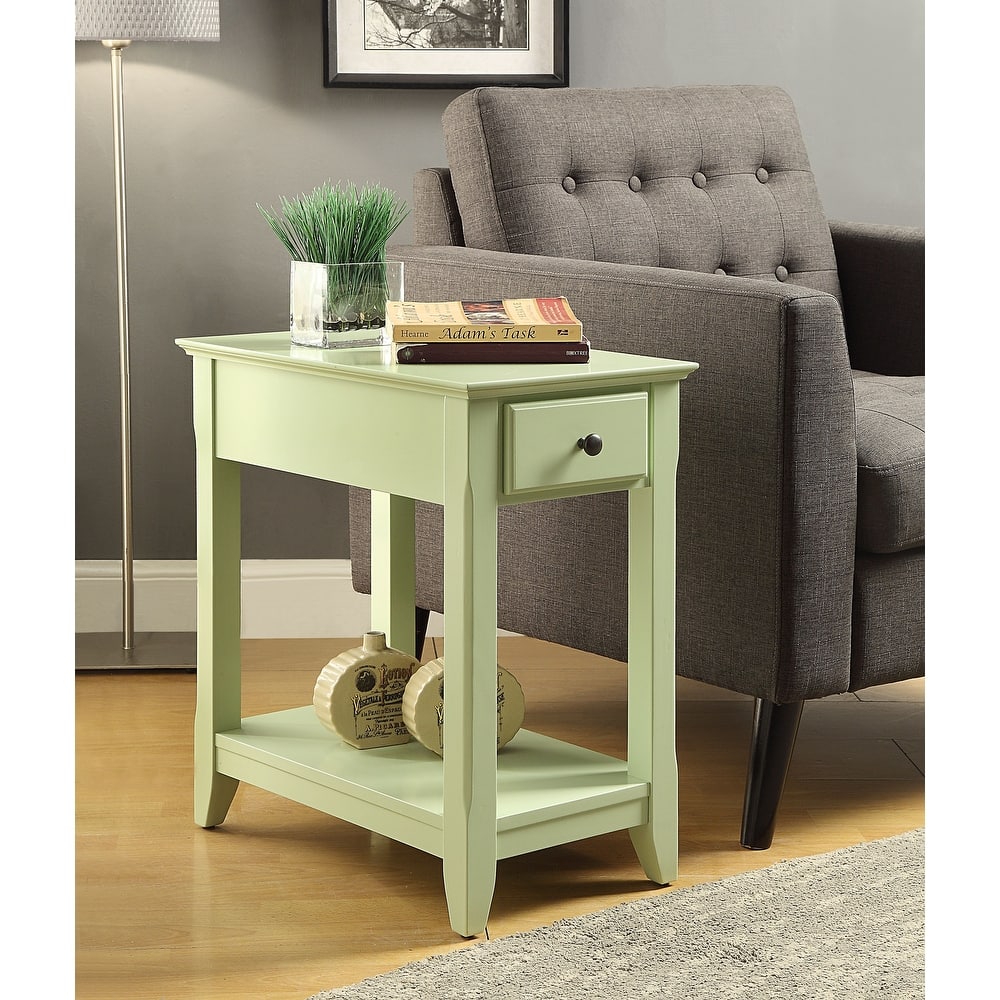 Symmons Accent Table with Bottom Shelf