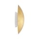 preview thumbnail 8 of 7, Rennnsan 1-Light Retro Luxury Handmade Gold Foil LED Energy-Saving Wall Sconce for Bedroom - 8.7in. W x 3 in. D x 8.7 in. H
