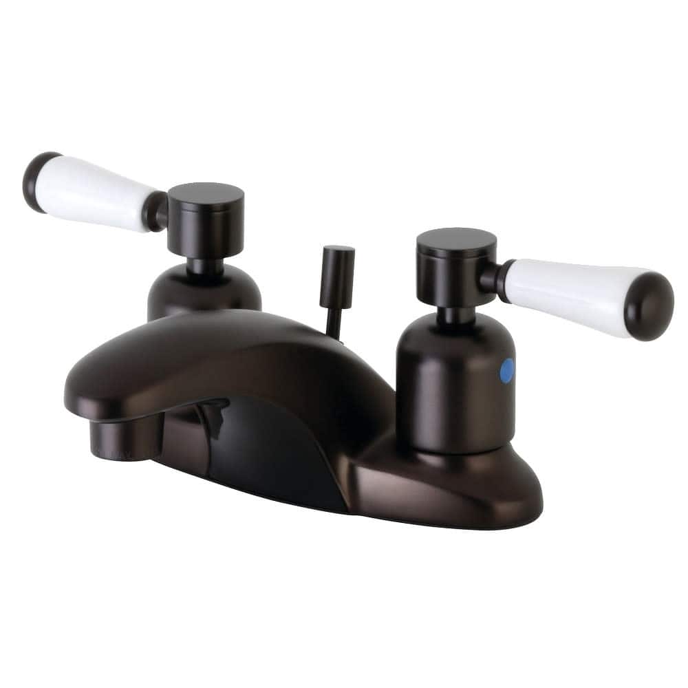 Kingston Brass Paris 1.2 GPM Centerset Bathroom Faucet with Porcelain