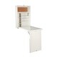 preview thumbnail 8 of 8, SEI Furniture Murphy Winter Antique White Fold-out Convertible Desk