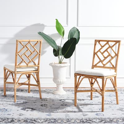 SAFAVIEH Home Bhumi Accent Chair With Cushion - 19"W x 21"D x 36"H