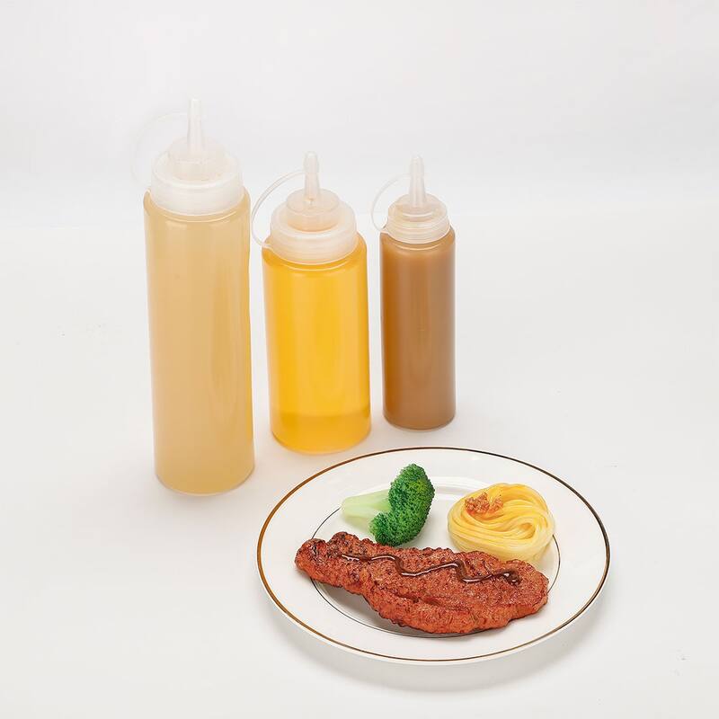 Squeeze Bottle Vinegar Ketchup Condiment Dispenser 24oz 2pcs - 720ml/24oz