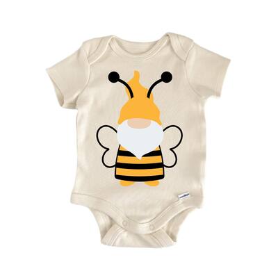 Gnome Bee Honey Hive - Baby Boy Girl Clothes Infant Bodysuit Funny Cute