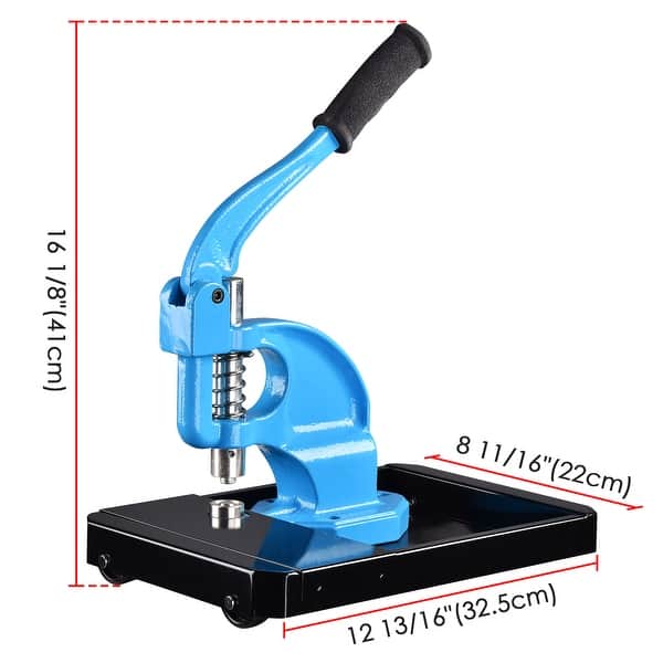 Buy WMLBK Hand Press Grommet Machine Kits, 3 Die Hand Press Grommet Machine Heavy Duty Hand Press Eyelet Grommet Machine Punch Tool Kit Grommet Machine