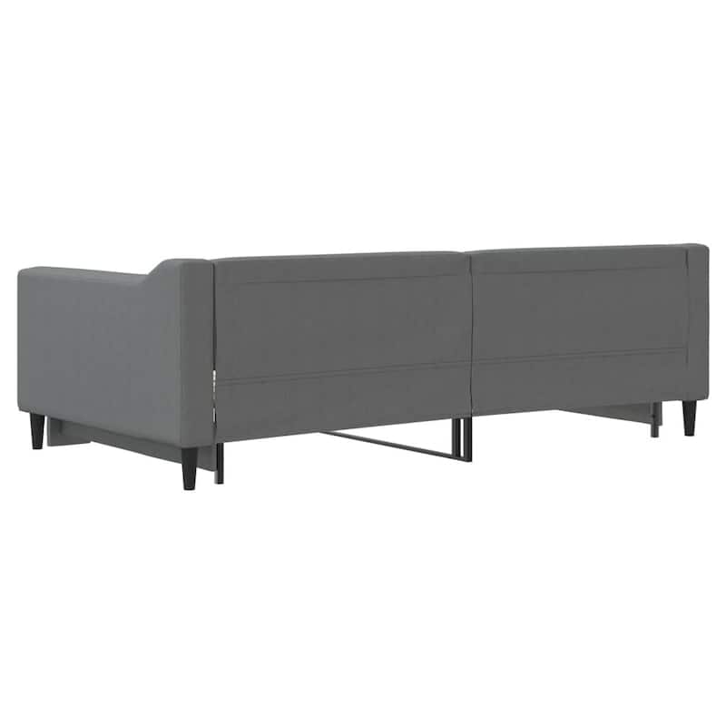 vidaXL Day Bed Upholstered Sleeper Sofa Bed for Bedroom Living Room Fabric