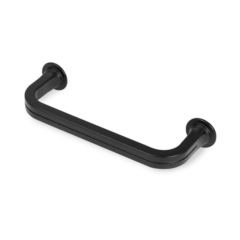 Lumi Home Furnishings Drawer Pull Classic 3.75" - 4-Pack - Matte Black