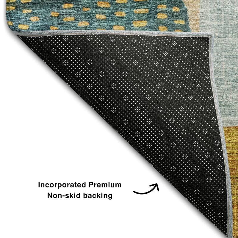 Premium Washable Super Soft Modern Retro Mayfield Rug