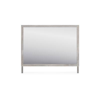 Signature Design by Ashley Vessalli Gray Bedroom Mirror - 38.86" W x 1.3" D x 27.68" H
