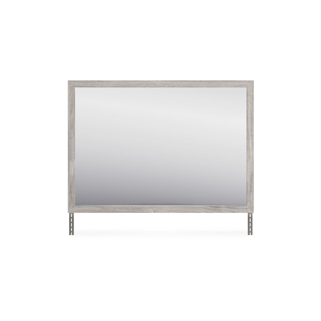 Signature Design by Ashley Vessalli Gray Bedroom Mirror - 38.86" W x 1.3" D x 27.68" H