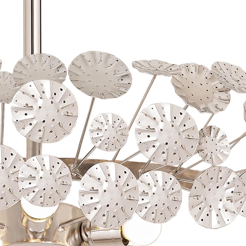 Camora 26-inch Wide 3-Light Chandelier in Nickel