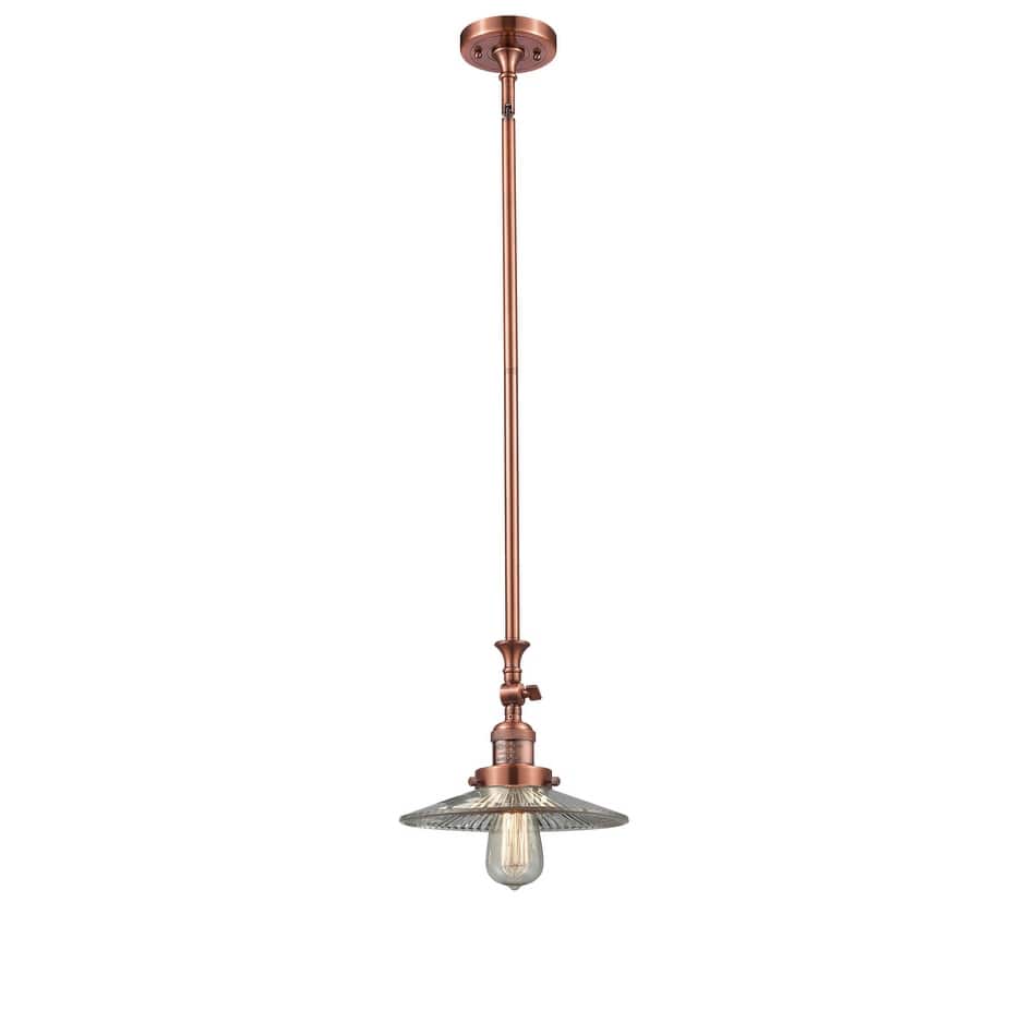 Innovations Lighting Halophane 9" Wide Adjustable Mini Pendant