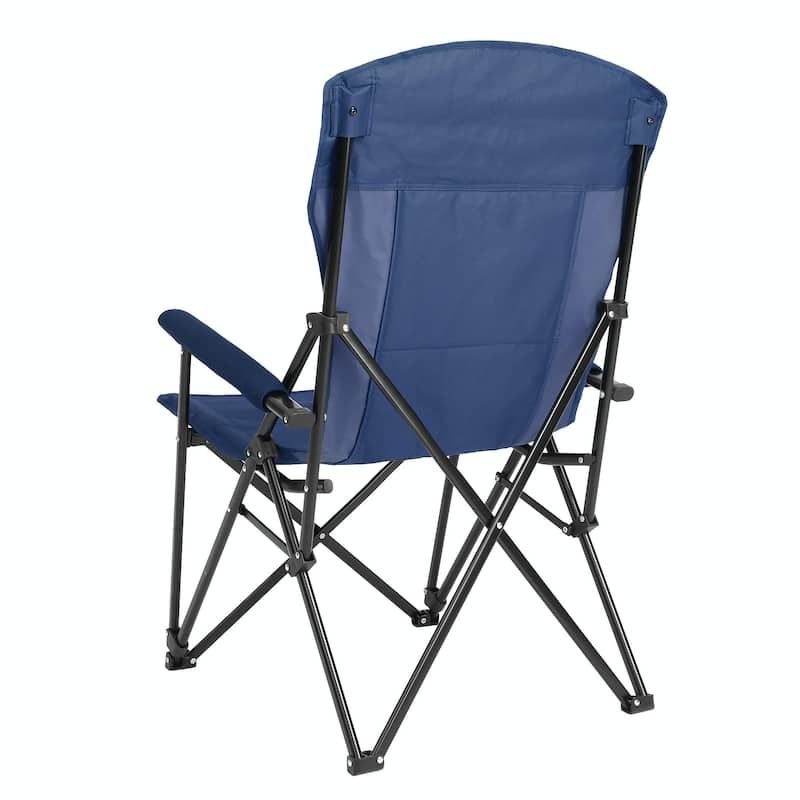 Portable Folding Lounge Chair with Cup Holder - Breathable & Durable