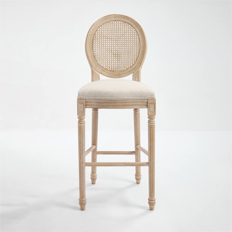 2PCS Rattan Counter Height Dining Chair