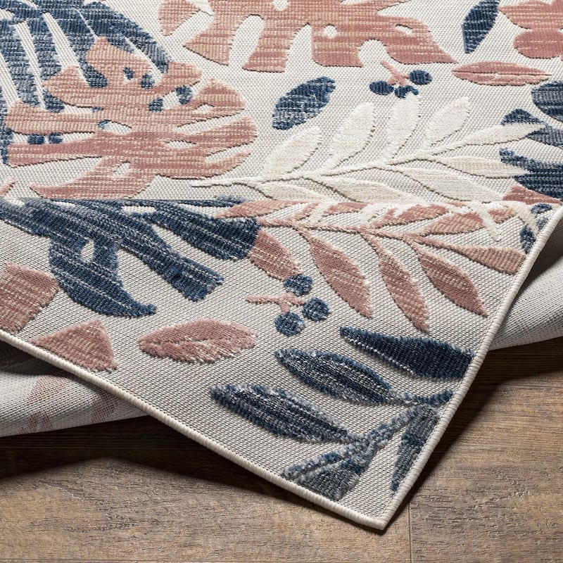 Livabliss Cabo Casual Palm Indoor/ Outdoor Area Rug