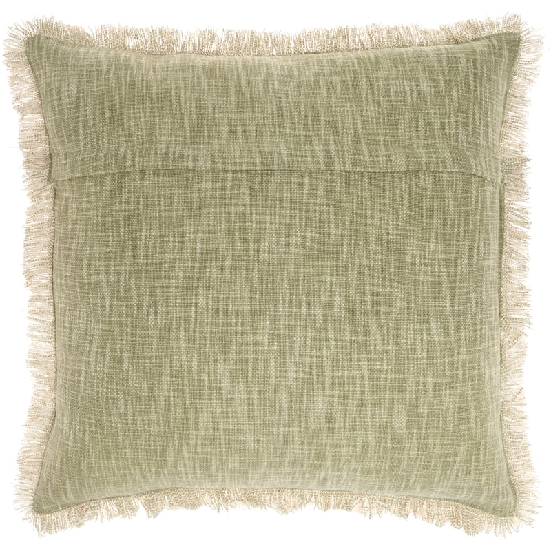57 Grand by New Concept Washables Rustic Farmhouse Geometric Stonewash Throw Pillow , ( 22" x 22" )