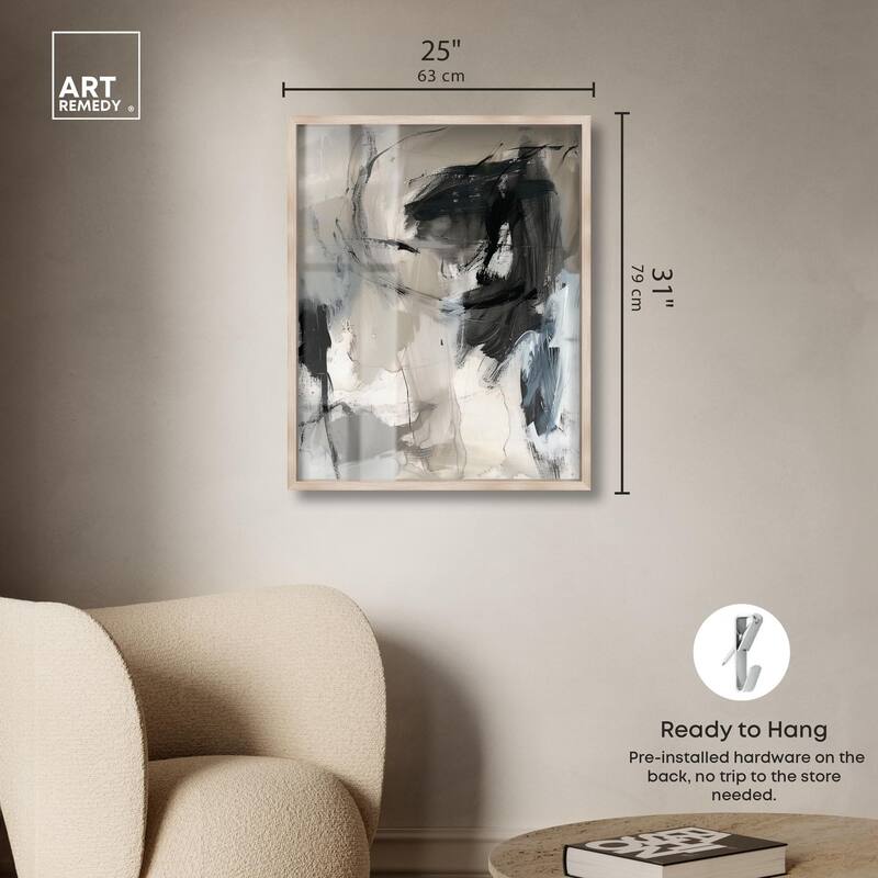 Scribbled Energy I Shadowbox by Art Remedy