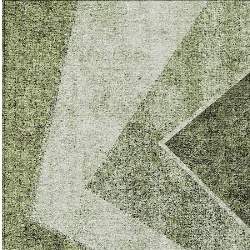 HomeRoots Geometric Transitional Rectangle Outdoor Rug