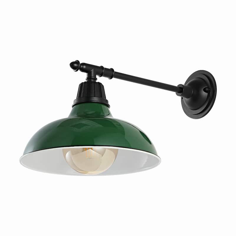 12.25" Indoor/Outdoor LED Arm Sconce, By JONATHAN Y - 12.25