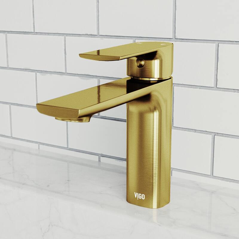 VIGO Davidson Single Hole Bathroom Faucet