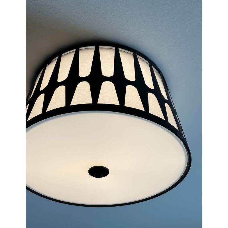 Crystorama Lighting Group ROY-800 Royston 3 Light 18" Wide Flush Mount