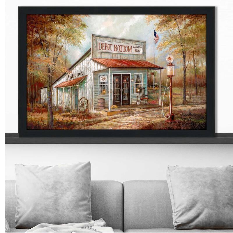 "Depot Bottom" by Ruane Manning Print on Acrylic
