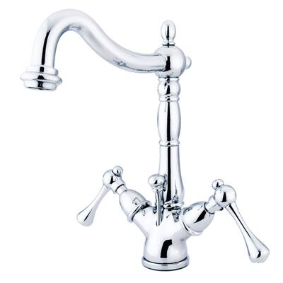 Kingston Brass Heritage 4 in. Centerset Bathroom Faucet